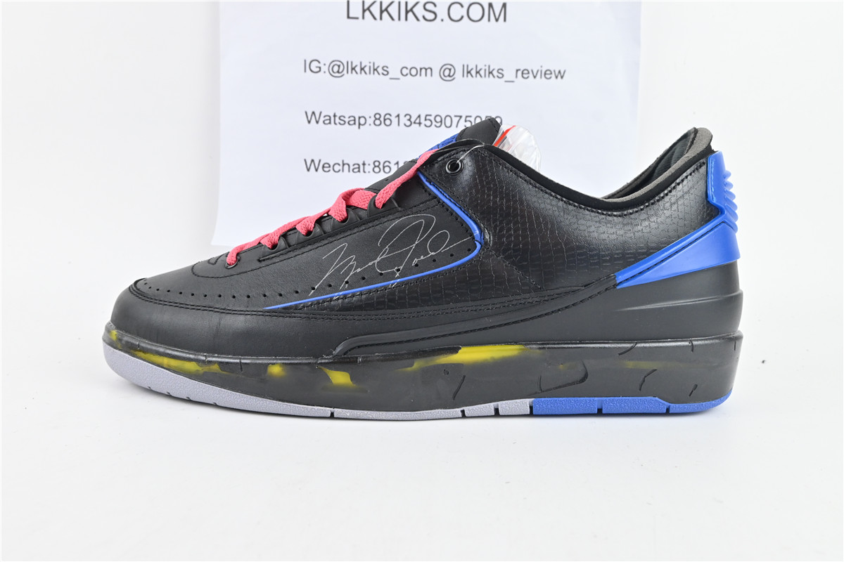 Jordan 2 Retro Low SP Off-White Black Blue